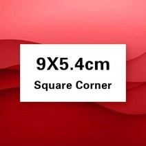 생일축하카드 팝업카드 메세지 세트명함 커스텀 로고 맞춤형 매트 방수 둥, 01 9X5.4cm Square_01 100장 세트