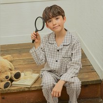 수아팜 남아용 남아 모노 긴팔 수면 잠옷 상하 세트