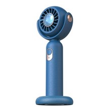 휴대용 미니 핸디 선풍기 팬 소형 저소음 USB 충전식 가정용 사무실, Blue
