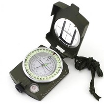 야간 사용 가능 군용 소형 정밀 나침반 위치파악 산행도구 트레킹준비 백패킹 조난예방 등산 아웃도어, 군용나침반