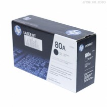 HP Laserjet Pro 400 M401dn 정품토너 검정 2700매(No.80A), 1개
