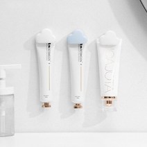 간편히 붙여쓰는 구름 치약 보관 걸이 2color, 화이트