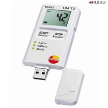 O대동상사 운송 USB온도기록계(일회용)TESTO184 T2 -35~7O℃방수 방수 약품운송업체 독일