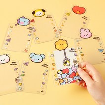 BTS 굿즈 BT21 포토카드 커버 세트 3개 방탄굿즈 방탄소년단 앨범 폴라로이드 캐릭터, 쿠키_255473