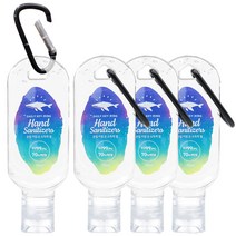 핑크공주 온힐 데일리 키링 휴대용 손소독제 젤 블루, 30ml, 4개