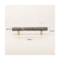 슬림 5단 라탄 엔틱서랍장 철제 돌 황동 서랍 당겨 대리석 캐비닛 손잡이 드레서 옷장 찬장 유럽 가구 하드웨어 105902, 블랙홀 96mm