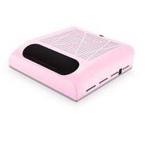 가정용 80W 홀리크 네일흡진기 필터 네일 흡진기 / 인테리어용 네일샵용 전문가용 / 80W 출력먼지제거기, 핑크색