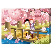 페인팅 앤 색칠하기 빨강머리앤 봄 그림그리기 PT46-101 DIY 3510mj, 쿠팡2 본상품선택