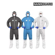 이편한 24매포장 투피스 PP재질 작업복 방진복 방역복 분진복 일회용작업복 보호복 24매 XL XXL 회색 흰색, 청색(Blue)