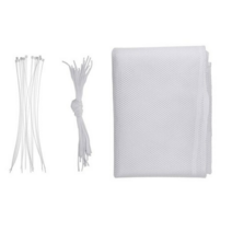 추락방지 난간 계단 그물 안전 보호망, 4개, 화이트