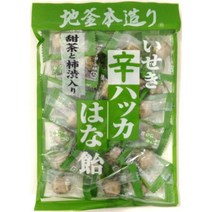 일본직구 이세키식품 달달한 차와 떫은맛이 함유 매운사탕 120g x 10봉지, 상세참조, 수량