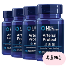 [라이프익스텐션]-M2-LIFE EXTENSION 아테리얼프로텍트 피크노제놀 고투콜라 30개입[[4통]], 4개, 30정, 30정