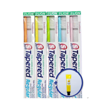 라이온 슈퍼테이퍼드레귤러 M칫솔(당일배송 부드러운미세모tapered) 옵션택일 9개이상구매시 오리에프로폴리스치약2개증정, 1개, 1팩