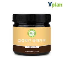 브이플랜 국산 햇 들깨 가루 거피 기피 탈피 200g, 1통