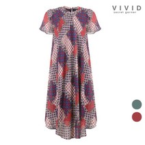 [비비드 시크릿가너] VIVID 여성 꽃잎소매 에스닉 여름 원피스