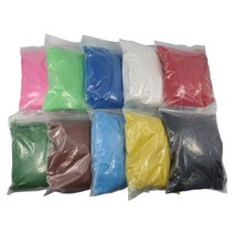 색모래대용량 데코샌드전용 입자가고운 색모래1kg (24색), 8.연주황