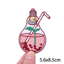 빈티지 의류 와펜 야외 패치 캠프용 자수 열접착 스트라이프 바느질 가방 견장 자수패치, PE7557CT