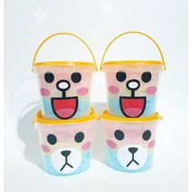 솜사탕연구소+작은통 캐릭터솜사탕 800ml (8개), 500