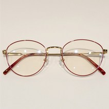 70-8005-2 명품안경 52사이즈 라운드형 얼굴형에맞는 빅터앤롤프 레드/골드 프리미엄 신형안경 깔끔한 안경 프리미엄, 52사이즈 col.2 레드/골드[할인]