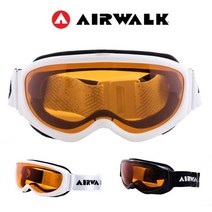 에어워크(AIRWALK) 에어워크 AW-613S 보드고글 스키고글 안경병용, 유광블랙