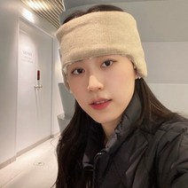 어반스테이지 여성 골프 방한 귀마개, 베이지