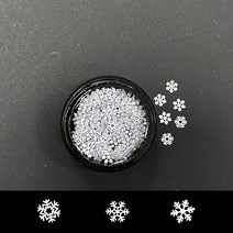 화이트 3종 눈꽃 글리터, 단품, 단품