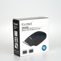 셀프이발기 미용실 전문가용 헤어 이발기 바리깡 Kemei 새로 디자인 전기 클리퍼 미니 휴대용 트리머 커팅 머신 수염 이발사 면도기 남성 스타일 도구 km-666, 상자 포함