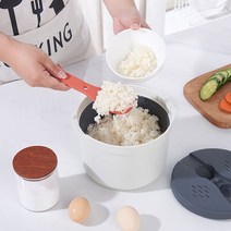1인용밥솥 1인 가구 자취생 전기 밥솥 전자레인지 밥짓기 자취생 필수품 아이디어 밥솥 KI+03380EA ea