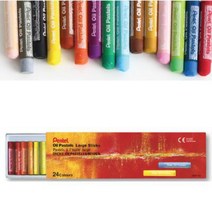 바보사랑 Pentel 펜텔 오일 파스텔 24색(GHT 24).펜스테이션, 상세설명 참조, 오일파스텔-24색(GHT-24)