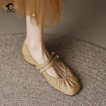 여성 진주 포인트 메리제인 플랫슈즈 20대30대40대 사계절 단화 봄 여름 가을 스니커즈