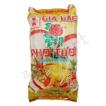 베트남 지아바오 장미표 포투이 500g 쌀국수면 GIA BAO PHO TUOI 아시아마트, 1개