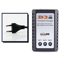 오리지널 Imax B3 7.4v 11.1v 리튬 폴리머 리포 배터리 충전기 2s 3s 셀 RC FPV 레이싱 드론 배터리용 Lipo AEG Airsoft 용, [02] Black