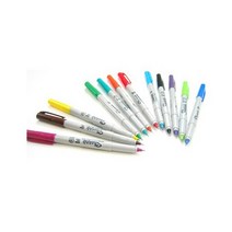 샤피 울트라 파인 유성펜, 1개, 적색