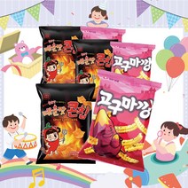 매콤 콘칩3과농심고구마깡3[6봉), 콘칩3+고구마깡3