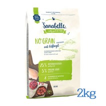 보쉬 사나벨 고양이사료 2kg-어덜트 노그레인(무곡물), 단품, 단품