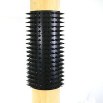 카우브러쉬 헤드 축산 목초지 롤러 긁기 빗질 긁개 털빗, 블랙