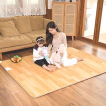 USB 전기장판 극세사 다용도 매트 충전식 탄소섬유 미니, 180x200cm, 원목색상