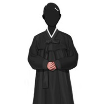 장례식장 상가집 연극 행사용 검정치마저고리