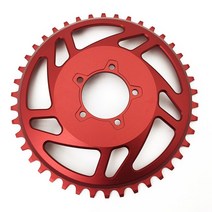 바팡 모터 BAFANG 중앙구동 Bafang BBSHD 미드 드라이브 모터 용 체인 링 스프로킷 42T 전기 자전거 휠, 01 Red, 한개옵션1