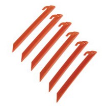 Wenzel Tent Stakes - Plastic null, 1, Red