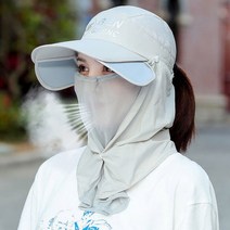 여성 썬캡 여름 농사 작업 햇빛 자외선