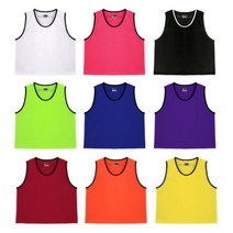 풋살 축구 농구 단체 팀조끼 유니폼 조끼, 형광그린