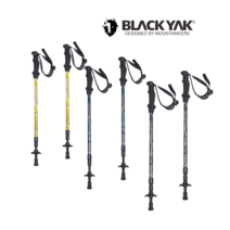 블랙야크 [ BLACK YAK ] 가성이 좋은 두랄루민 소재의 기본 타입 3단 셋트 스틱!! 베이직3단SET스틱U, 옐로우