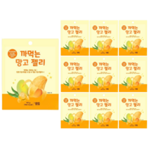껍질 까먹는 탱글탱글 망고 젤리, 10개, 40g