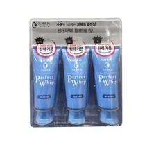 센카 퍼펙트 휩 페이셜 워시 120gx3 8년연속1위 쫀쫀한 생크림 탄력 거품, 120g, 3개