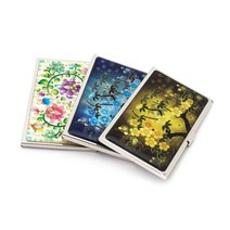 자개 명함케이스G (꽃), [황]매화