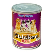 강아지 고단백 기력회복 닭고기 도기 캔 2P 훈육간식 애완견캔 애견통조림 댕댕이 펫, 1개
