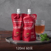 문경오미자밸리 명작 문경 오미자 원액 오미자청 생오미자 발효 농축액 당절임 오미자 진액 발효 진액 120ml 20개, 3