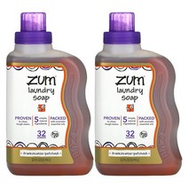 ZUM 줌 세탁세제 프랭킨센스 파촐리 유향 파촐리 향 0.94L x 2개