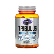 Now 나우 푸드 트리뷸러스 1000mg 90정, 1개, 기본